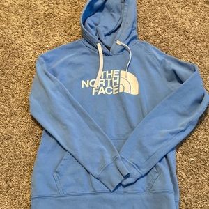 North Face blue hoodie